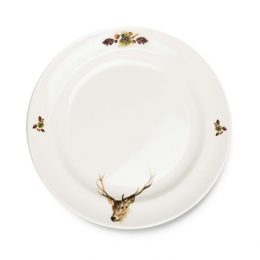 Dinner plates Wild Red Deer set of 2 pieces-0