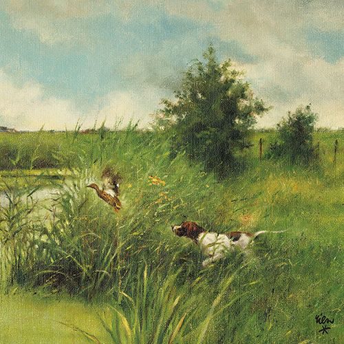 Servetten WILD hond op jacht-250
