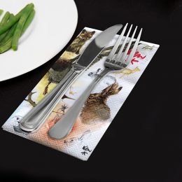 Rien Poortvliet servetten WILDE DIEREN