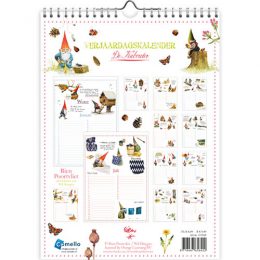 Rien Poortvliet verjaardagskalender KABOUTER 18×25
