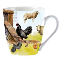 Set van 2 koffiemokken ‘Lang leve de boerderij’ ERF