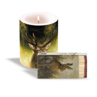 Rien Poortvliet candle with matchsticks PRIDE STAG