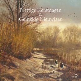 Rien Poortvliet kerstboxje natuur EENDENTREK – JONGE VOSJES