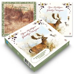 Rien Poortvliet kerstboxje natuur BRANDGANZEN – JONGE VOSSEN