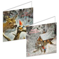 Rien Poortvliet kerstboxje kabouter  KABOUTER OP TAK – KABOUTERHUIS