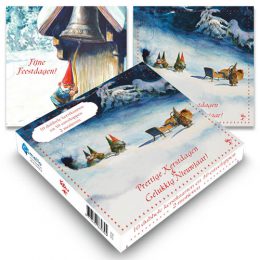 Rien Poortvliet kerstboxje kabouter  KLOK – KERSTGROET