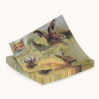 Rien Poortvliet servetten COLLAGE WILDE DIEREN
