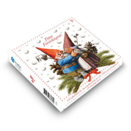Rien Poortvliet kerstboxje KABOUTERKNUFFEL – SLEEEN