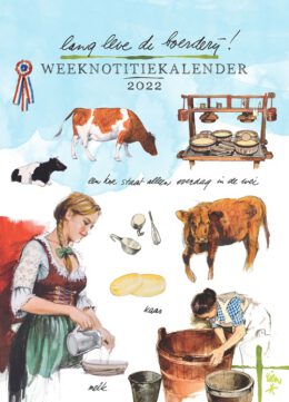 Rien Poortvliet weeknotitiekalender LANG LEVE DE BOERDERIJ 2022