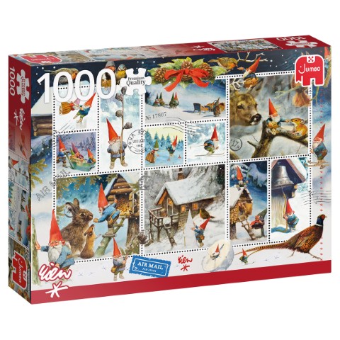 Rien Poortvliet kerstpuzzel KABOUTERS
