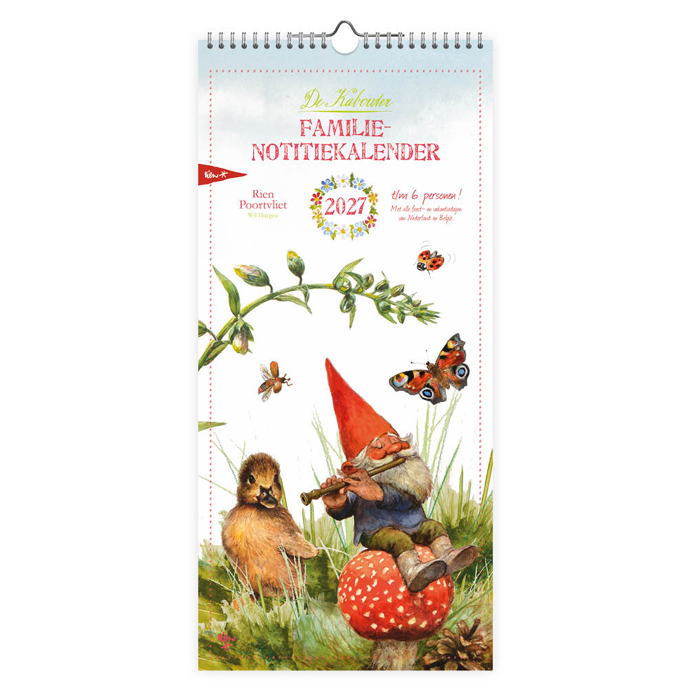 Rien Poortvliet familienotitiekalender 'Kabouter' 2027