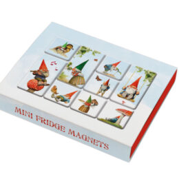 Rien Poortvliet set koelkastmagneetjes KABOUTER
