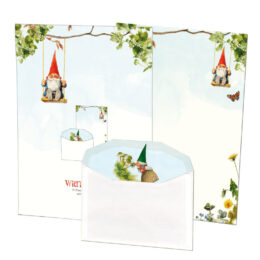 Rien Poortvliet Briefpapier met enveloppen KABOUTER