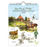 Rien Poortvliet LLDB WEEKnotitiekalender Paarden 2026