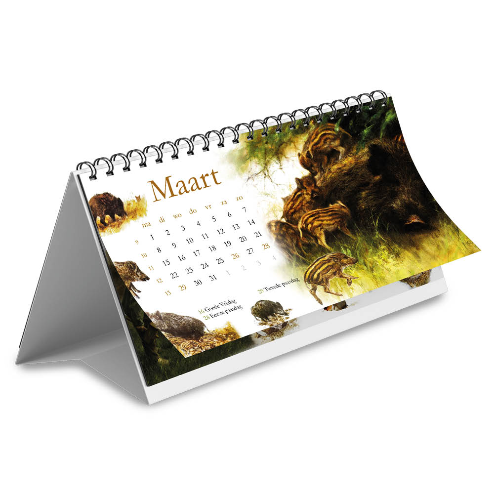 Rien Poortvliet deskkalender 2027 - Afbeelding 2